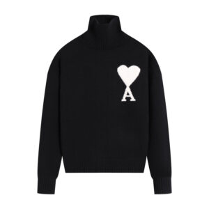 Ami Paris Ami de Coeur Turtleneck Sweater