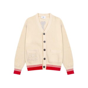 Ami Paris Ami Typography Cardigan