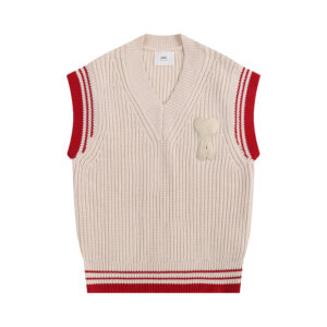 Ami Paris Ami de Coeur V-neck Vest