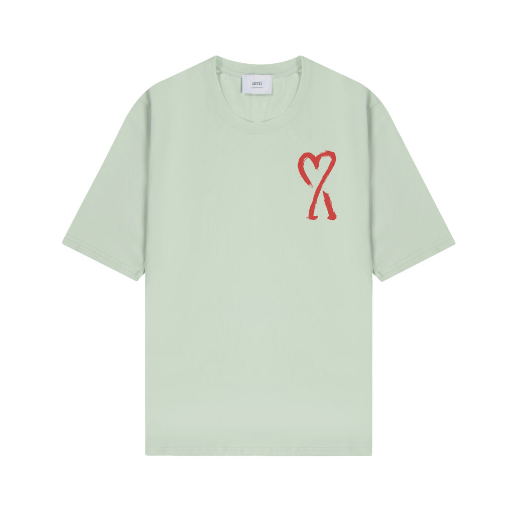 Ami Paris Paint Brush Logo T-Shirt