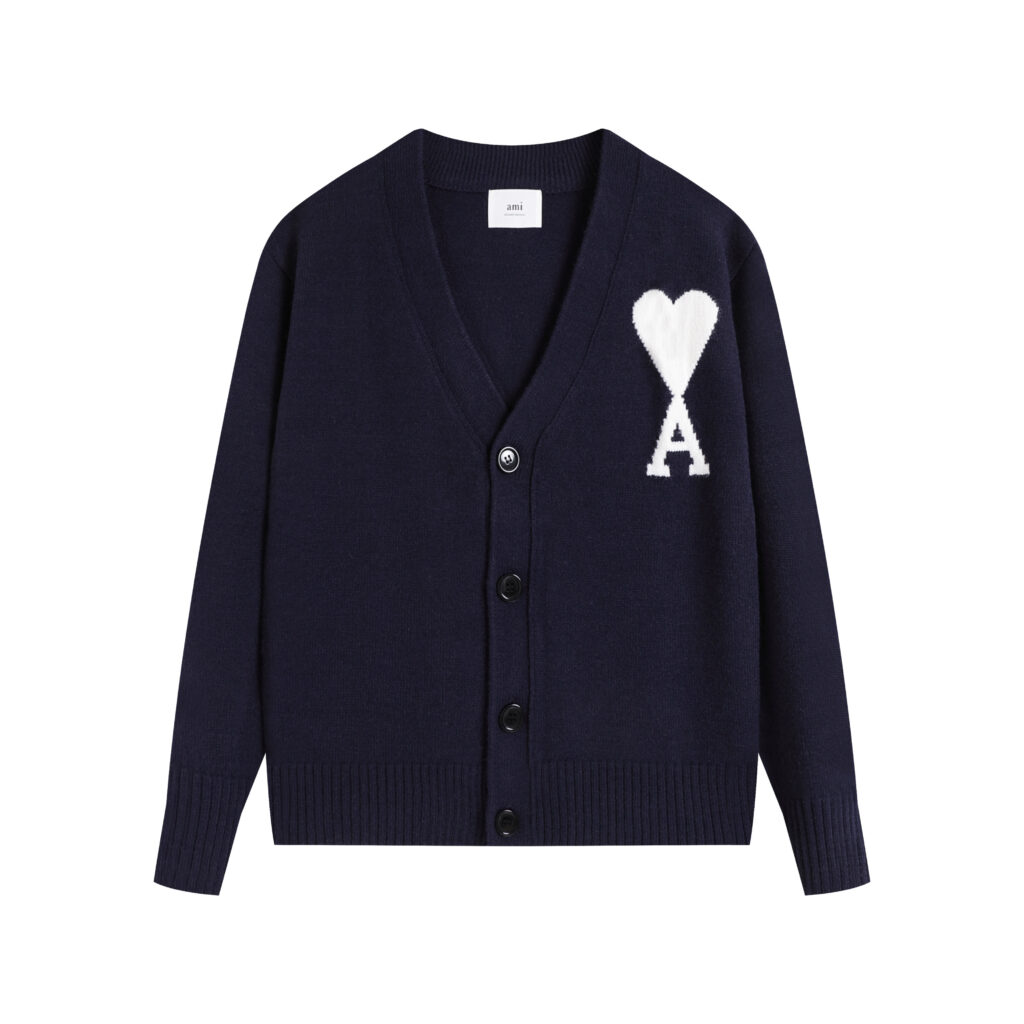 Ami Paris Ami de Coeur Cardigan