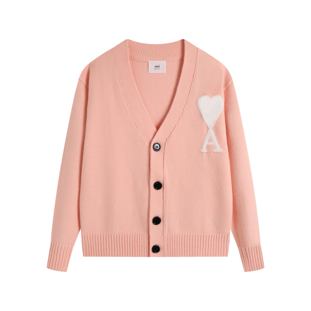 Ami Paris Ami de Coeur Cardigan