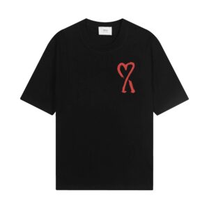 Ami Paris Paint Brush Logo T-Shirt