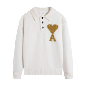 Ami Paris Ami de Coeur Polo Sweater