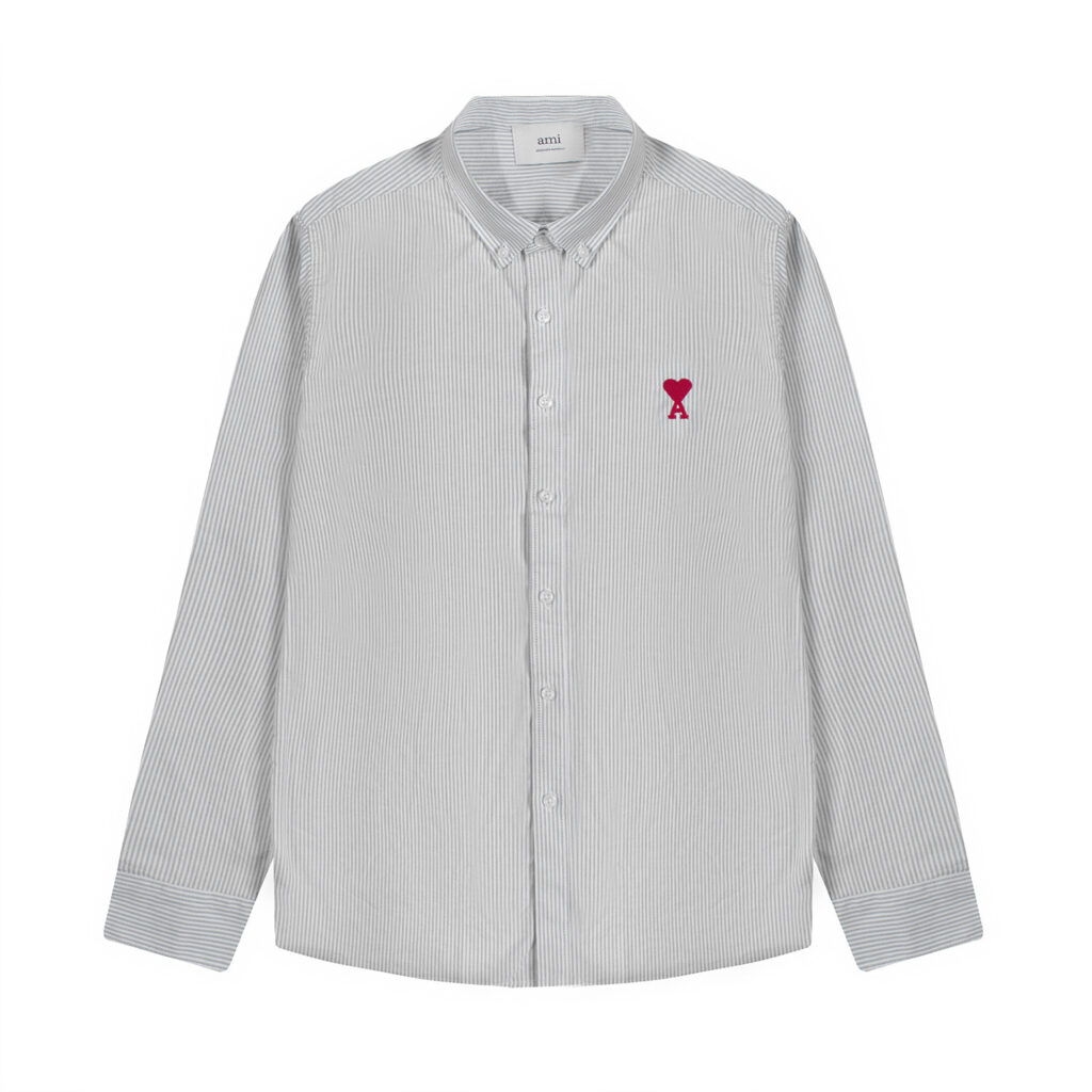 Ami Paris Ami de Coeur Oxford Shirt