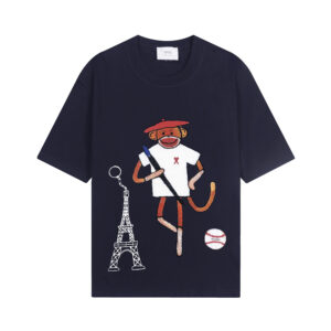 Ami Paris Monkey Print T-Shirt