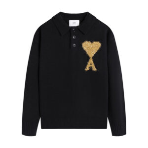 Ami Paris Ami de Coeur Polo Sweater