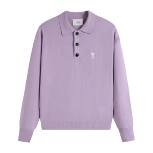 Ami Paris Ami de Coeur Knitted Polo