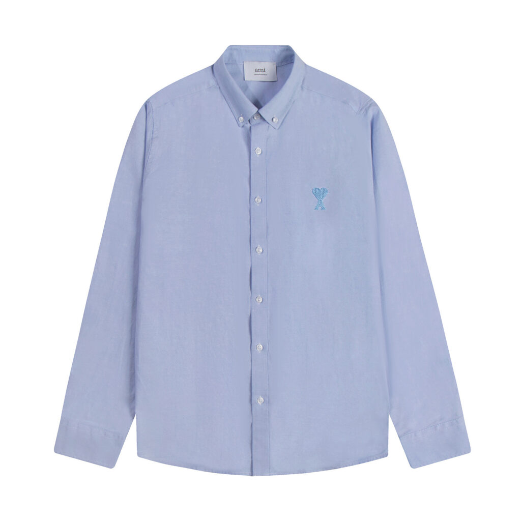 Ami Paris Ami de Coeur Oxford Shirt