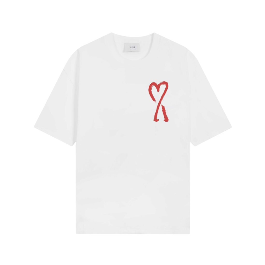 Ami Paris Paint Brush Logo T-Shirt