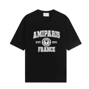 Ami Paris University Logo T-Shirt