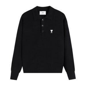 Ami Paris Ami de Coeur Knitted Polo