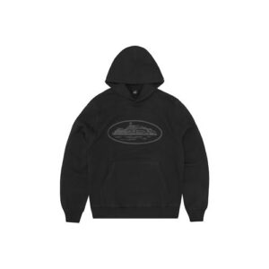 Corteiz Alcatraz V2 Hoodie Triple Black
