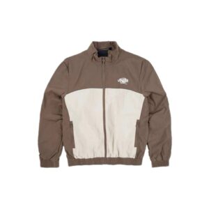 Syna World Logo Shell Tracksuit – Brown Beige