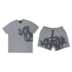 Syna World Logo T-Shirt & Short Set Grey