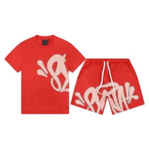 Syna World Logo T-Shirt & Short Set Red
