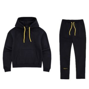 Syna World Logo Tracksuit ‘Black/Yellow’