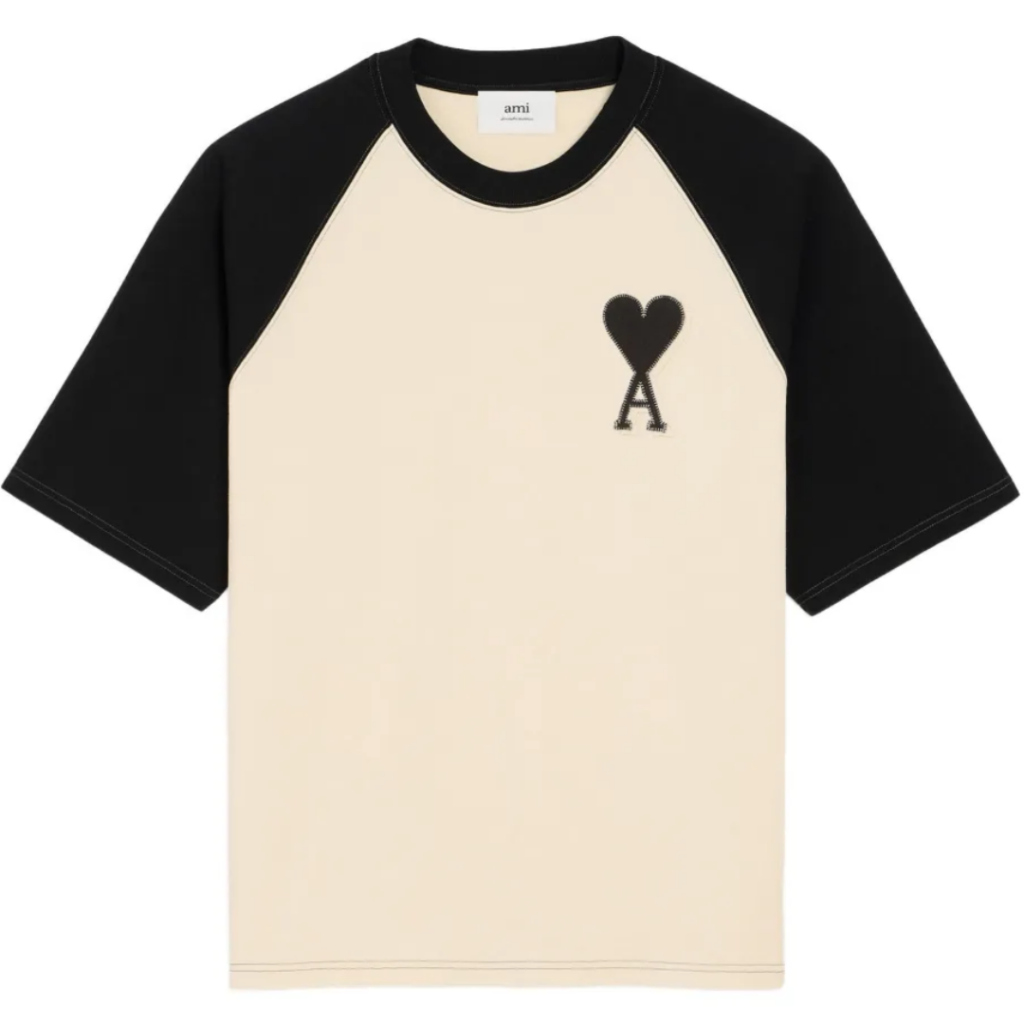 Ami Paris Cotton Short Sleeves Ami De Coeur T-Shirt