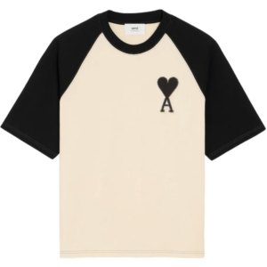 Ami Paris Cotton Short Sleeves Ami De Coeur T-Shirt