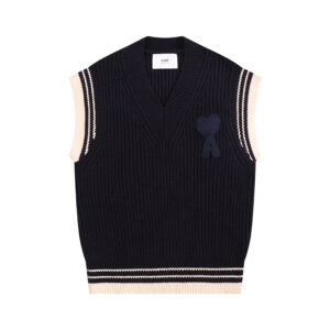 Ami Paris Ami de Coeur V-neck Vest
