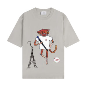 Ami Paris Monkey Print T-Shirt