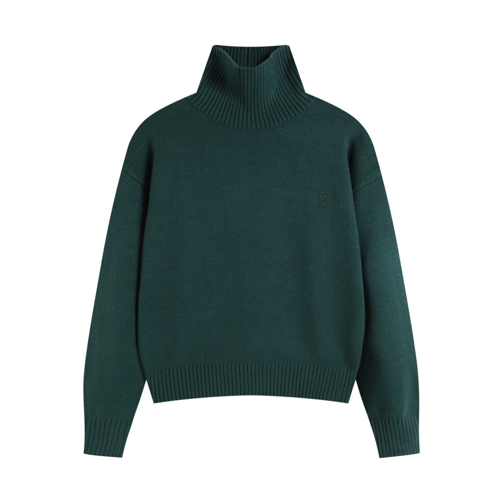 Ami Paris Ami de Coeur High Neck Sweater