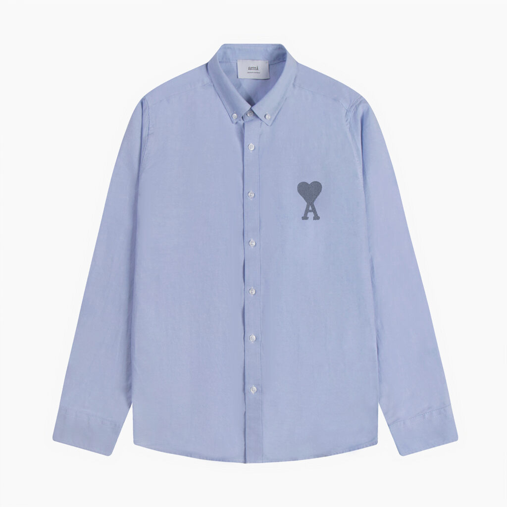 Ami Paris Ami de Coeur Oxford Shirt