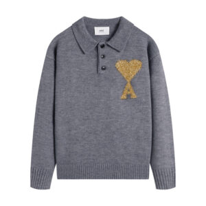 Ami Paris Ami de Coeur Polo Sweater