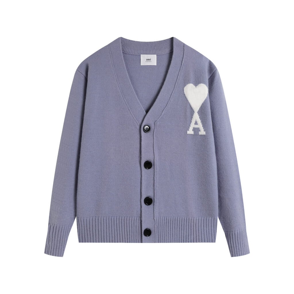 Ami Paris Ami de Coeur Cardigan