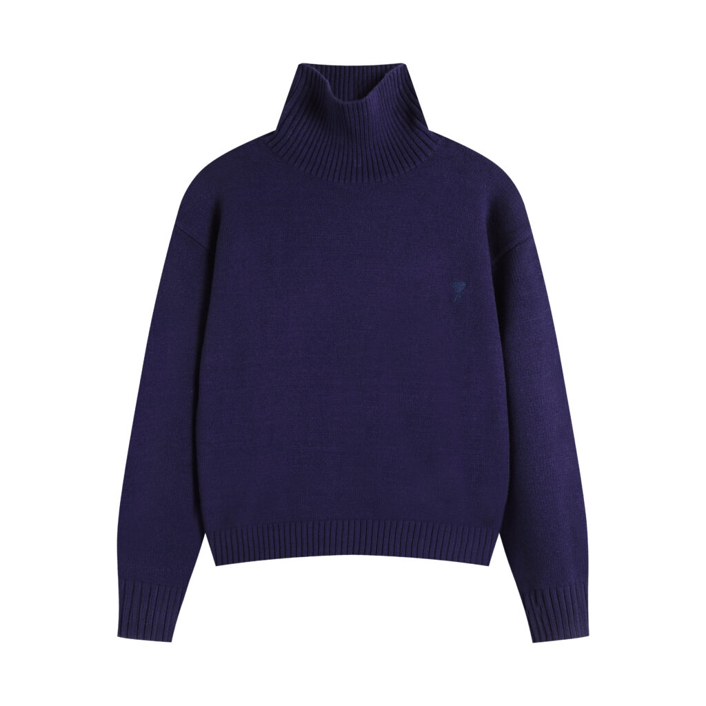 Ami Paris Ami de Coeur High Neck Sweater