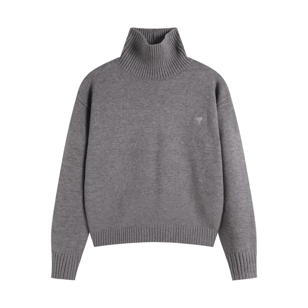 Ami Paris Ami de Coeur High Neck Sweater