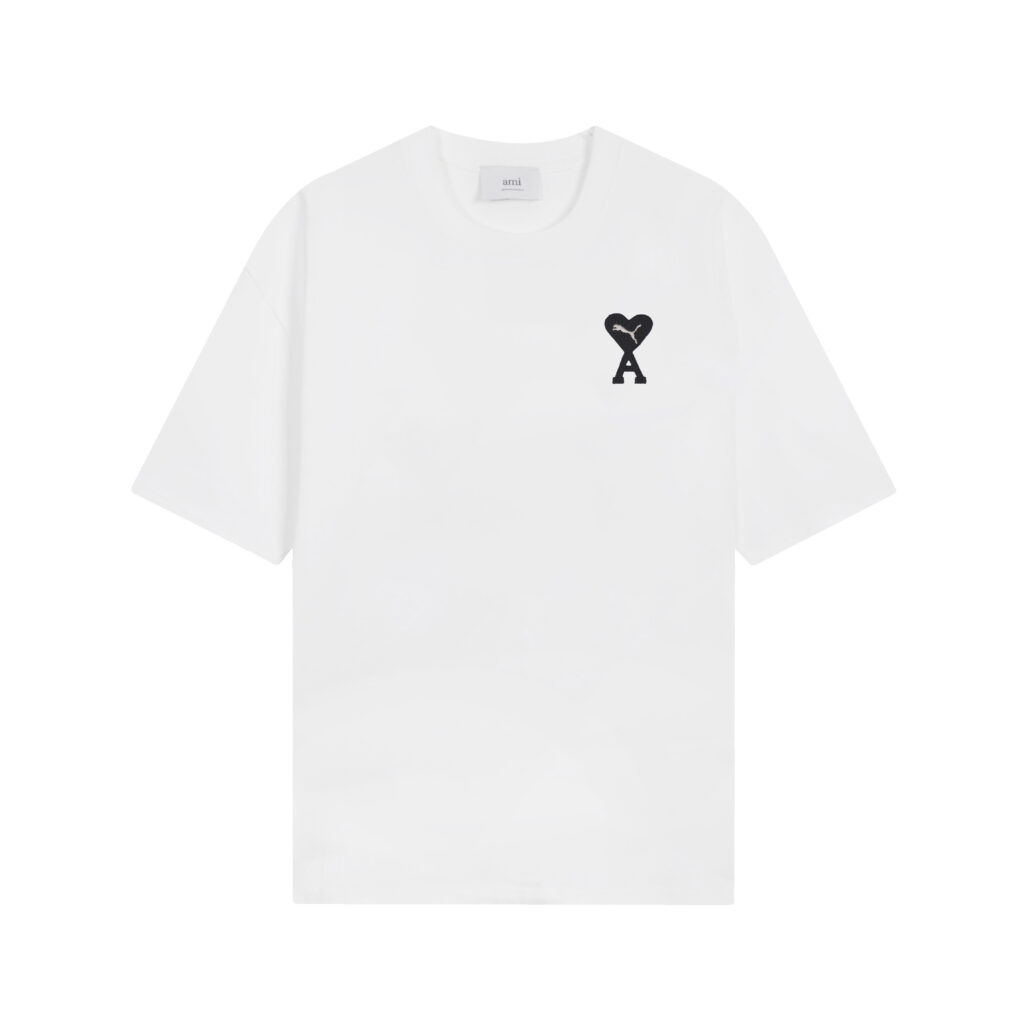 Ami Paris x Puma Embroidered Logo T-Shirt