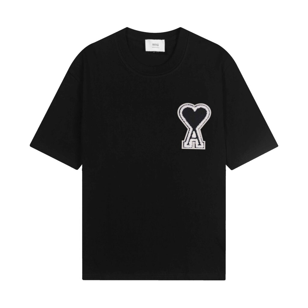 Ami Paris Ami de Coeur Patch T-Shirt