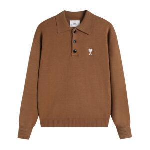 Ami Paris Ami de Coeur Knitted Polo