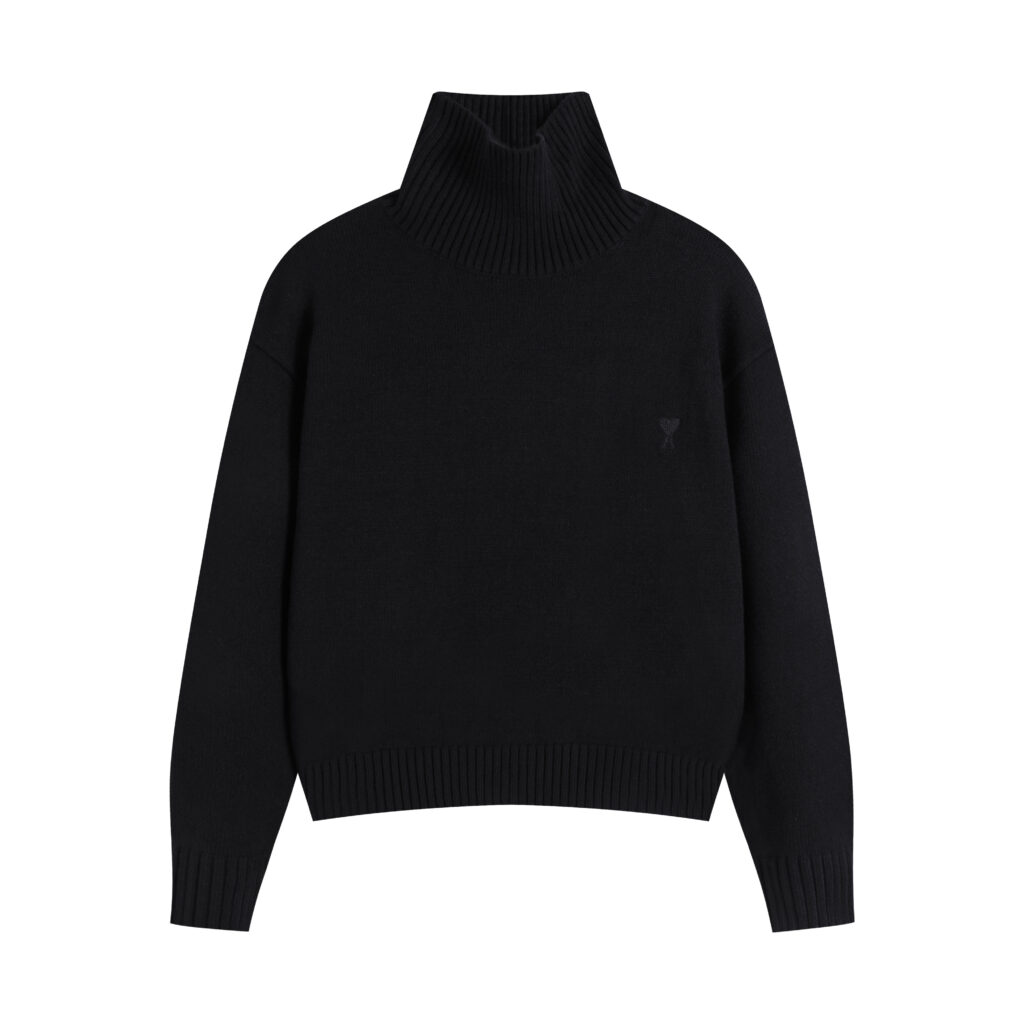 Ami Paris Ami de Coeur High Neck Sweater