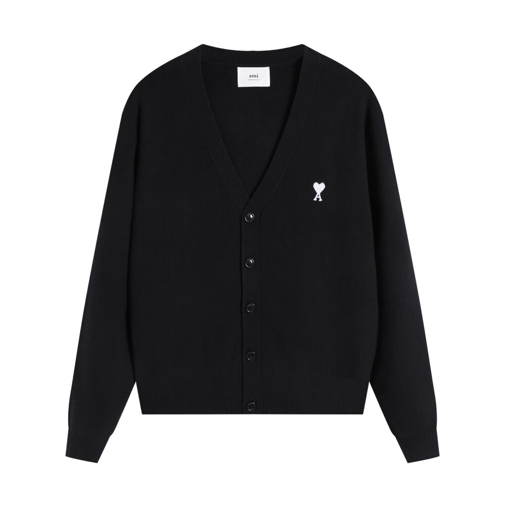 Ami Paris Ami de Coeur Cardigan