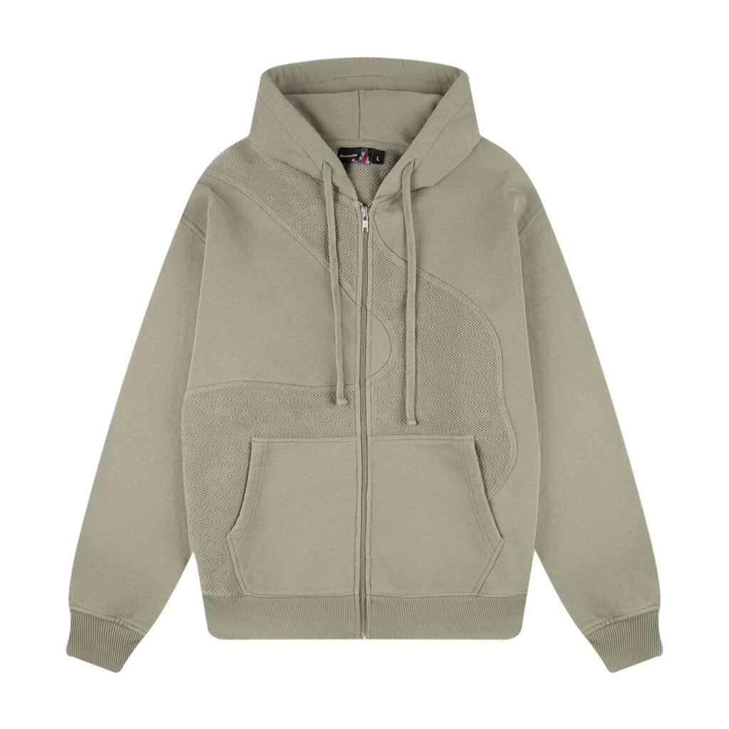 lotus Zip Up khaki1