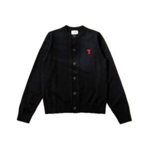 (Копія)Ami Paris Ami de Coeur Round Neck Cardigan