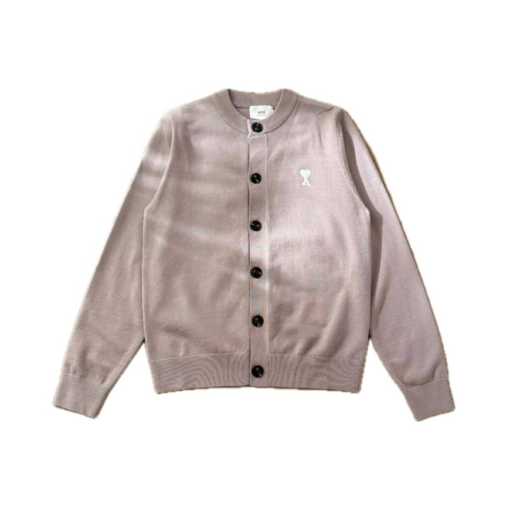 (Копія)(Копія)Ami Paris Ami de Coeur Round Neck Cardigan