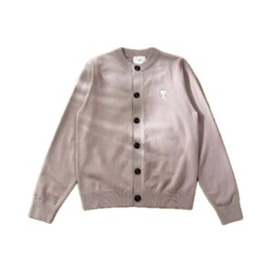 (Копія)(Копія)Ami Paris Ami de Coeur Round Neck Cardigan