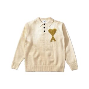 (Копія)(Копія)(Копія)(Копія)(Копія)(Копія)(Копія)(Копія)Ami Paris Ami de Coeur Round Neck Cardigan