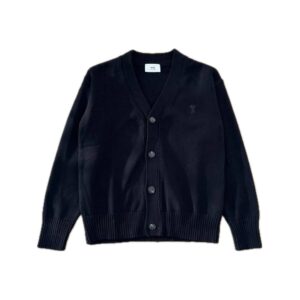 Ami Paris Ami de Coeur V-Neck Cardigan