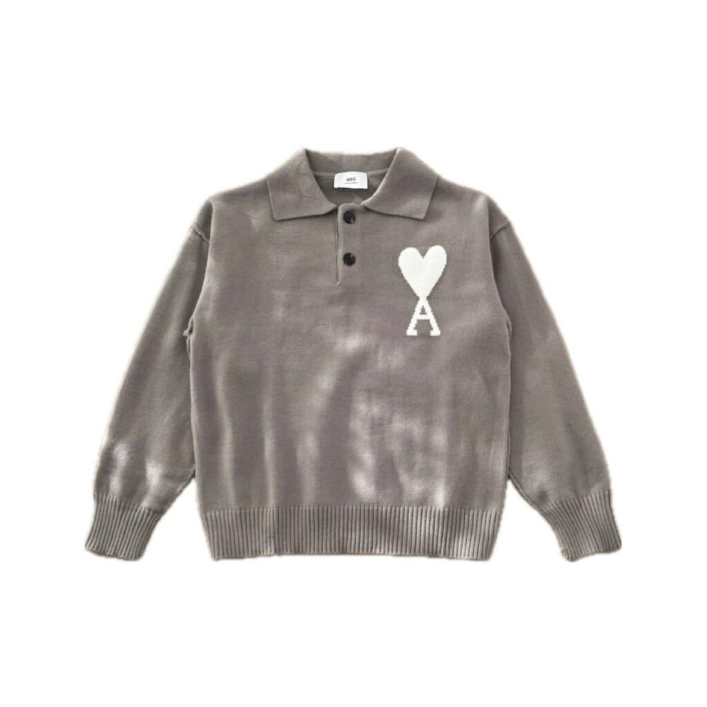 Ami Paris Ami de Coeur Polo Sweater