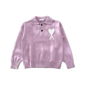 Ami Paris Ami de Coeur Polo Sweater
