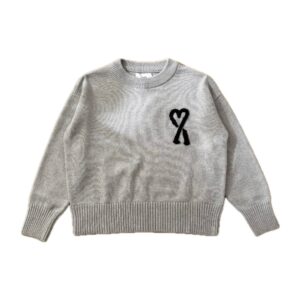 Ami Paris Ami de Coeur Chenille Sweater