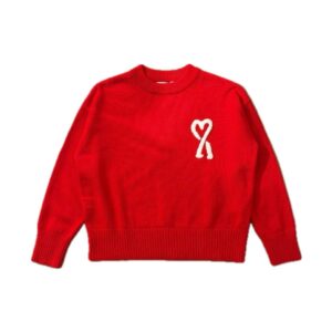 Ami Paris Ami de Coeur Chenille Sweater