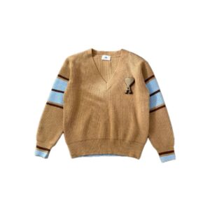 Ami Paris Ami de Coeur V-neck Sweater