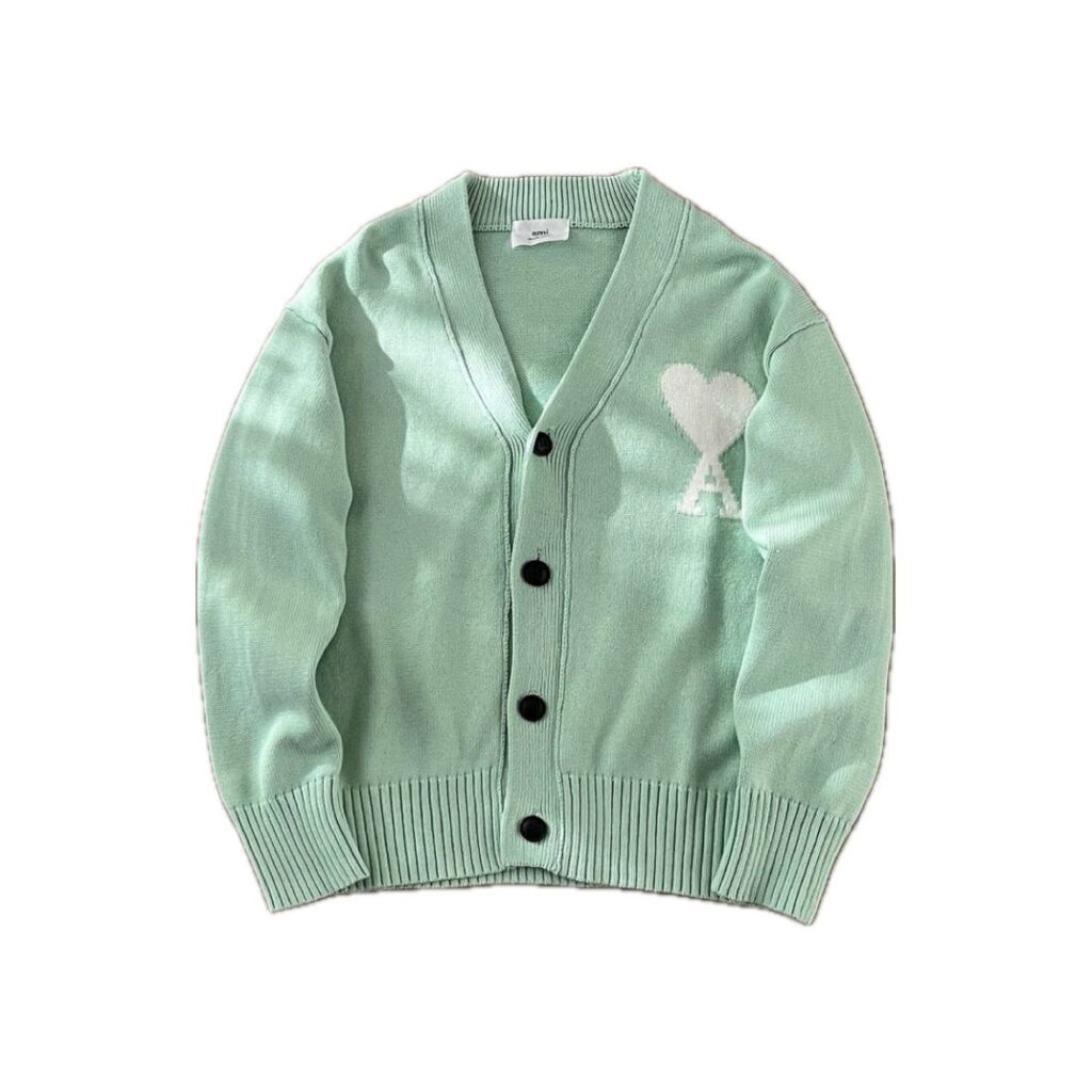 Ami Paris Ami de Coeur Oversize Cardigan