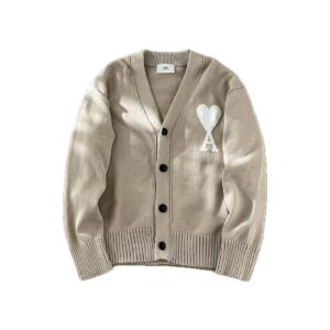 Ami Paris Ami de Coeur Oversize Cardigan