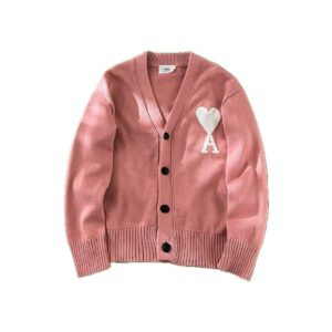 Ami Paris Ami de Coeur Oversize Cardigan